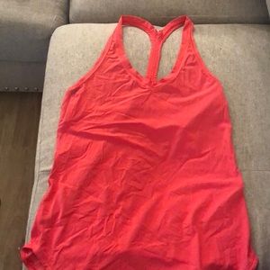 Pink Lululemon tank, size 6